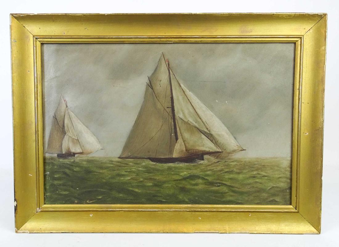 American School, 19th c. Seascape (1 of 4)