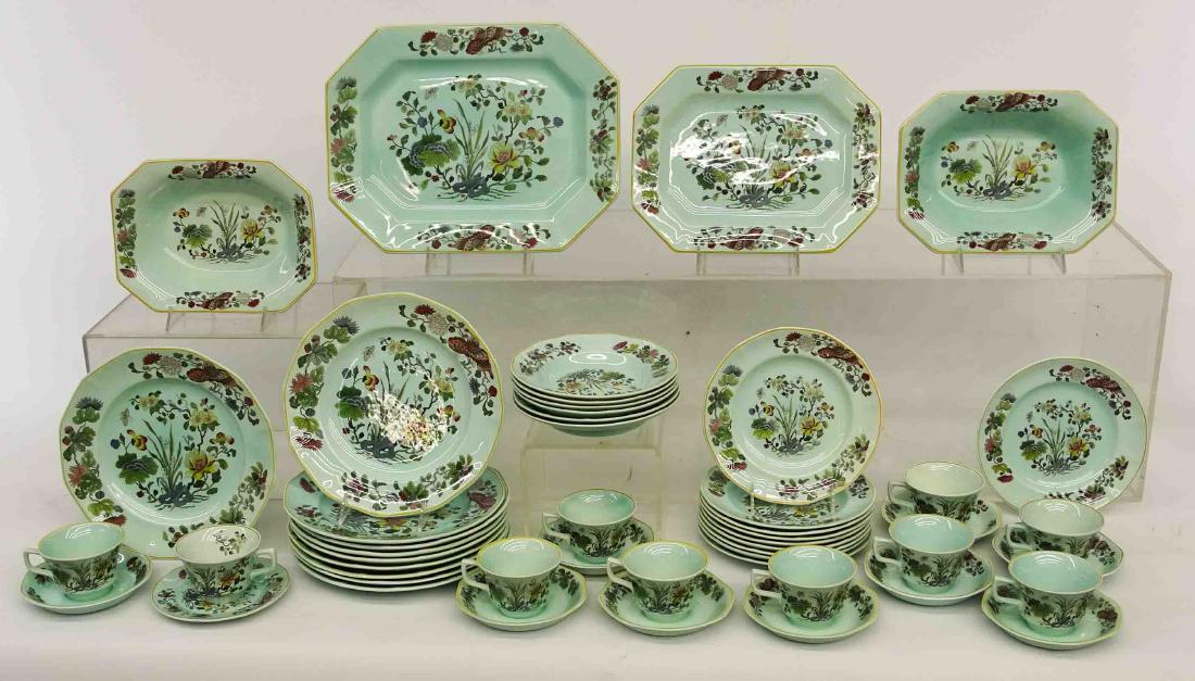Calyx Ware "Ming Jade" Dinner Service By Adams (1 of 6)