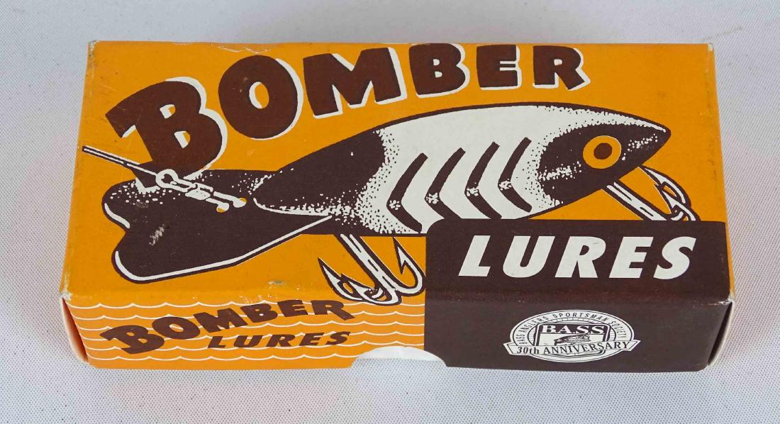Bass Bomber Boxed Lure: Bass Bomber boxed lure.