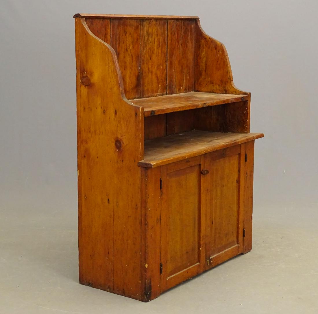 19th c. Pine Bucket Cupboard (1 of 6)