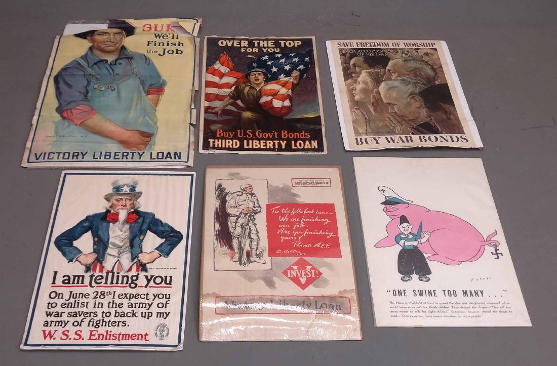 WWII Poster Lot (1 of 9)