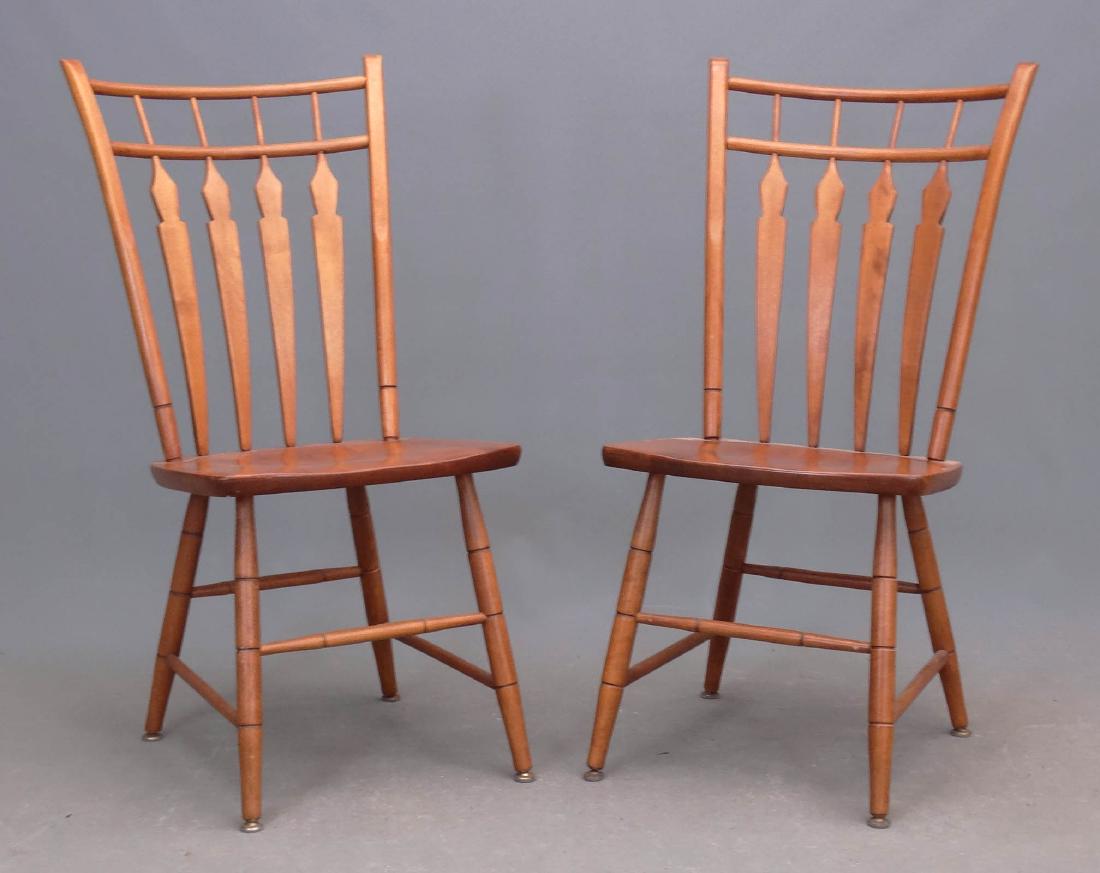 Pair Maple Chairs (1 of 3)
