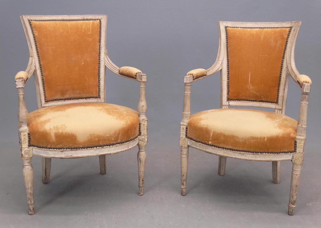 Pair French Armchairs (1 of 6)