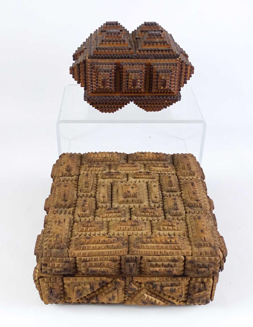 Tramp Art Boxes (1 of 6)