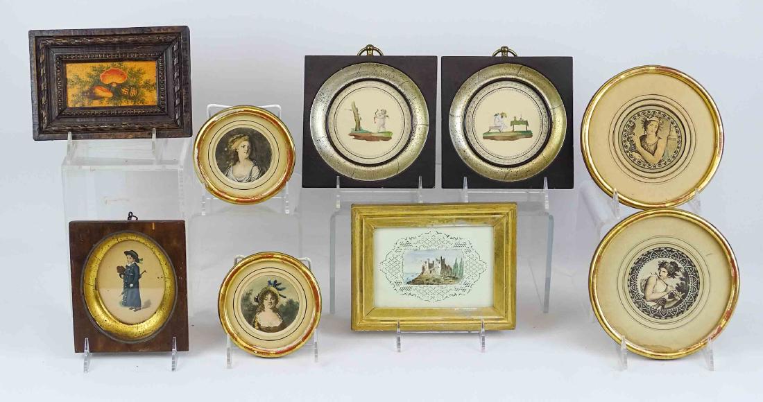 Miniature Framed Art Lot (1 of 6)