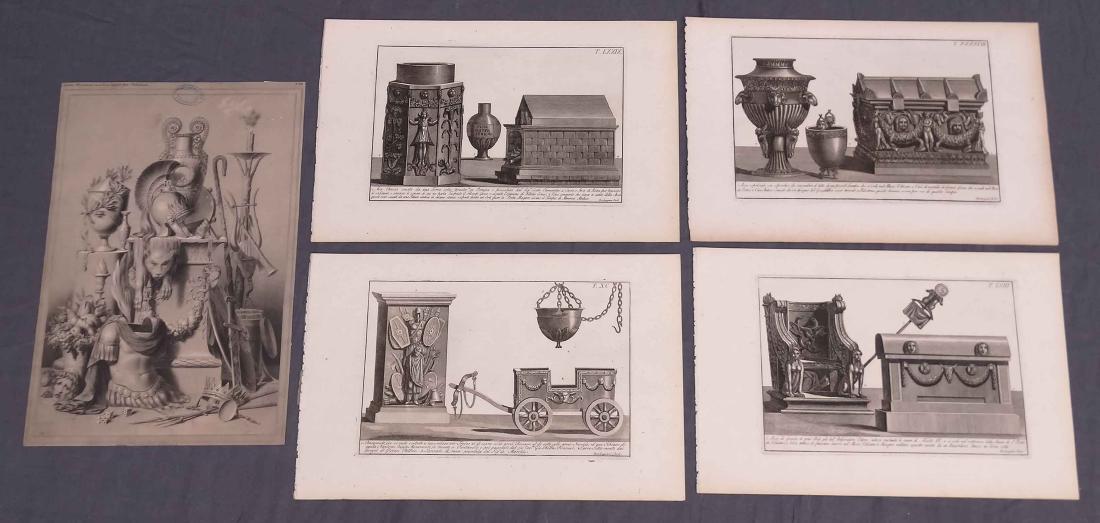 Roman Antiquities Print Lot (5) (1 of 8)