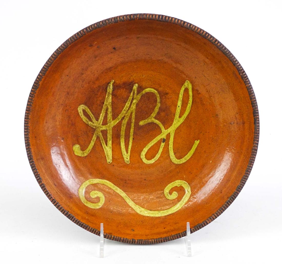 Redware Plate (1 of 2)