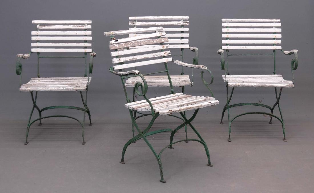 Set Of (4) Garden Chairs (1 of 4)