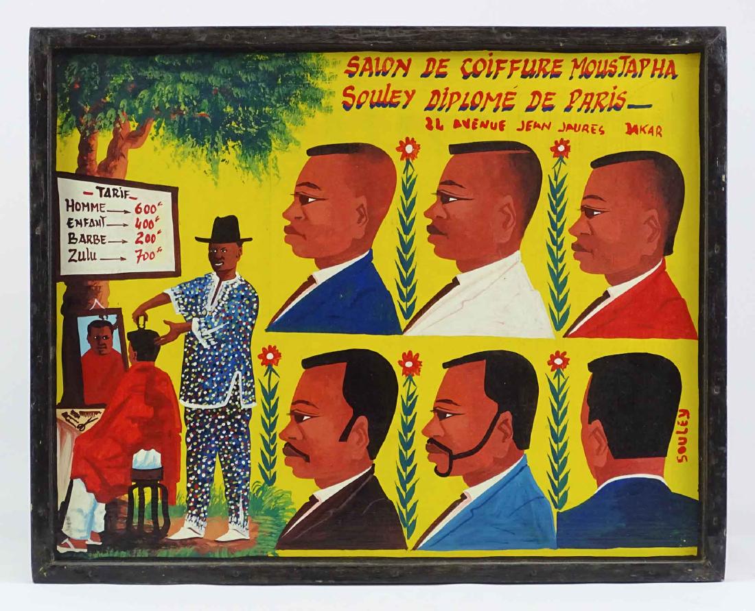 Haitian School Barber Shop Artwork (1 of 3)