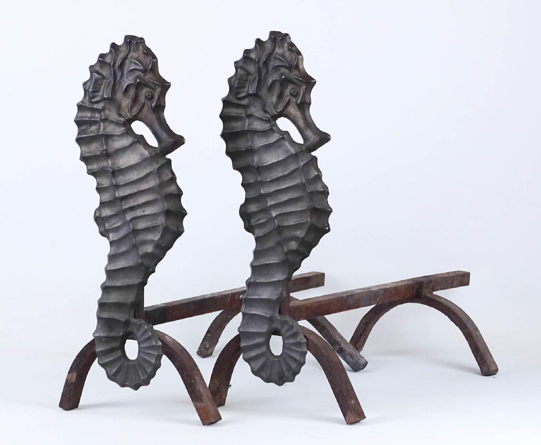 Seahorse Andirons (1 of 3)
