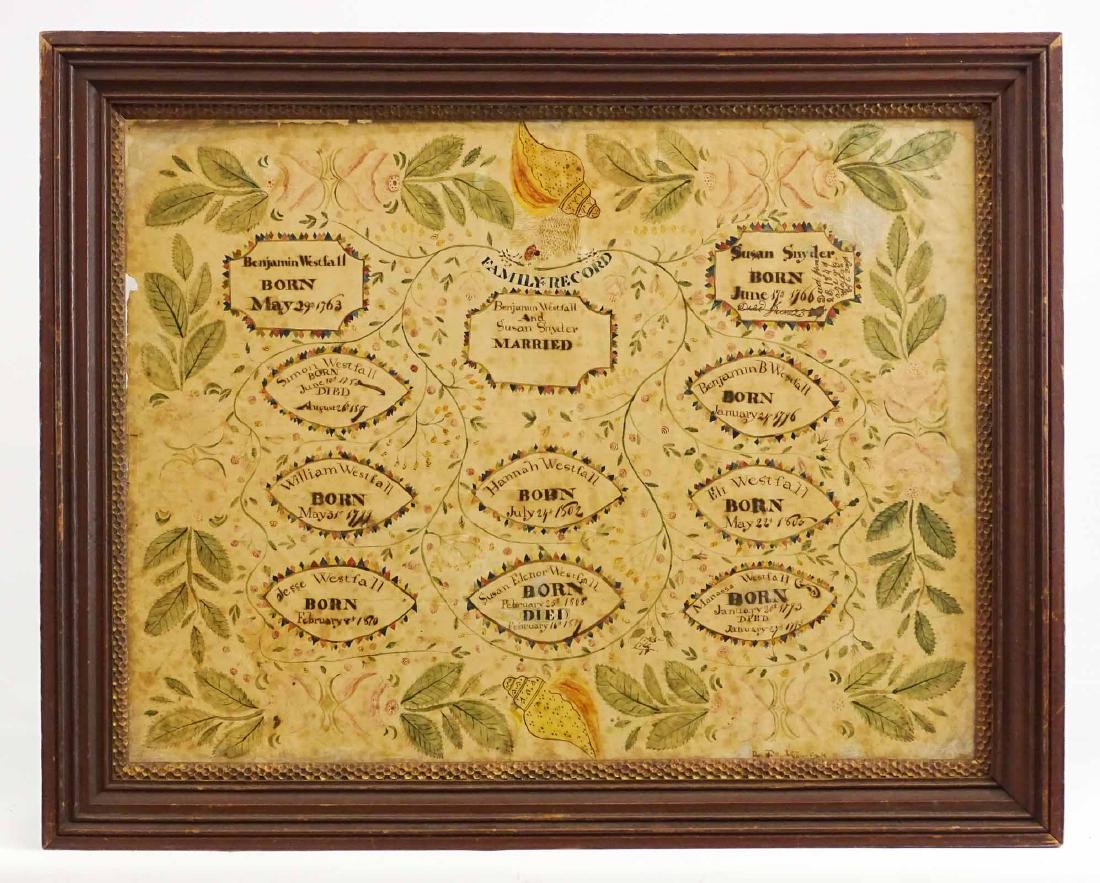 19th c. Rhinebeck New York Family Record (1 of 7)