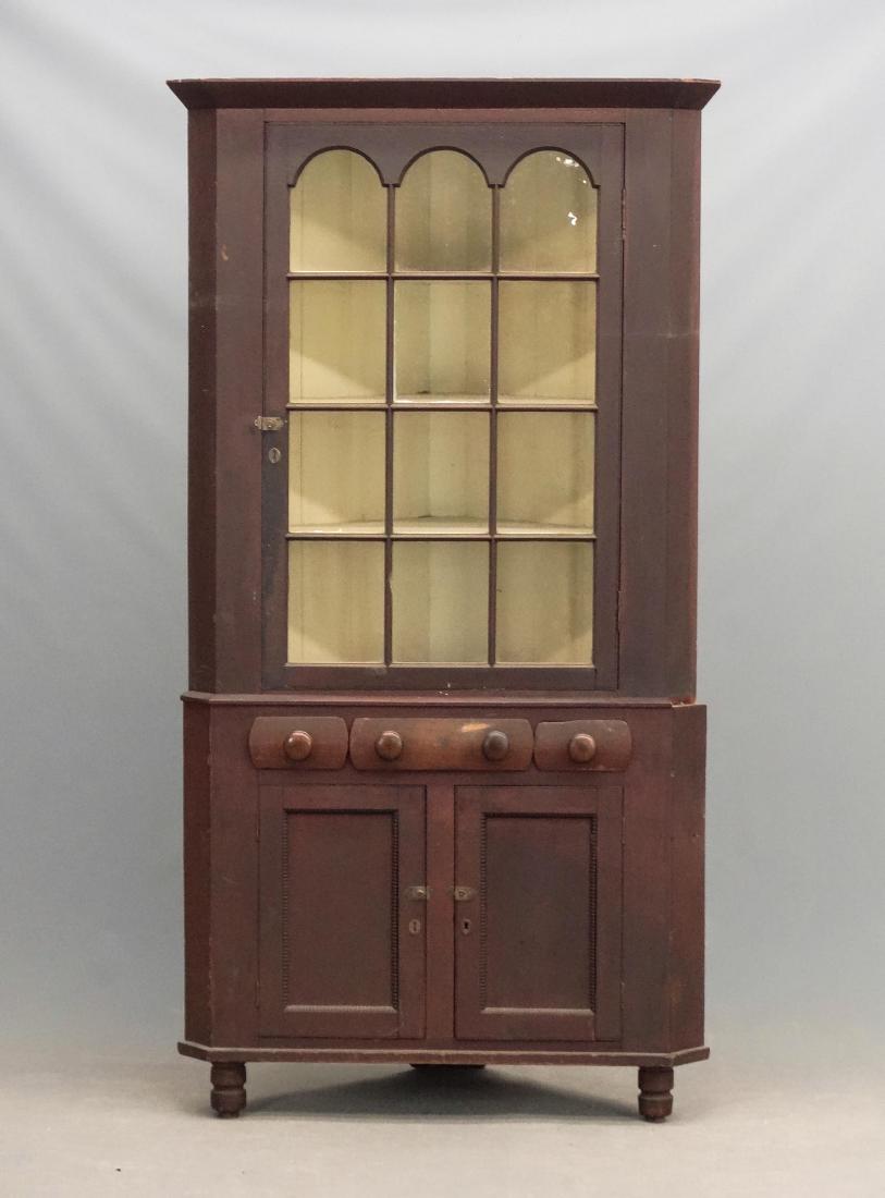 19th c. Corner Cupboard (1 of 6)