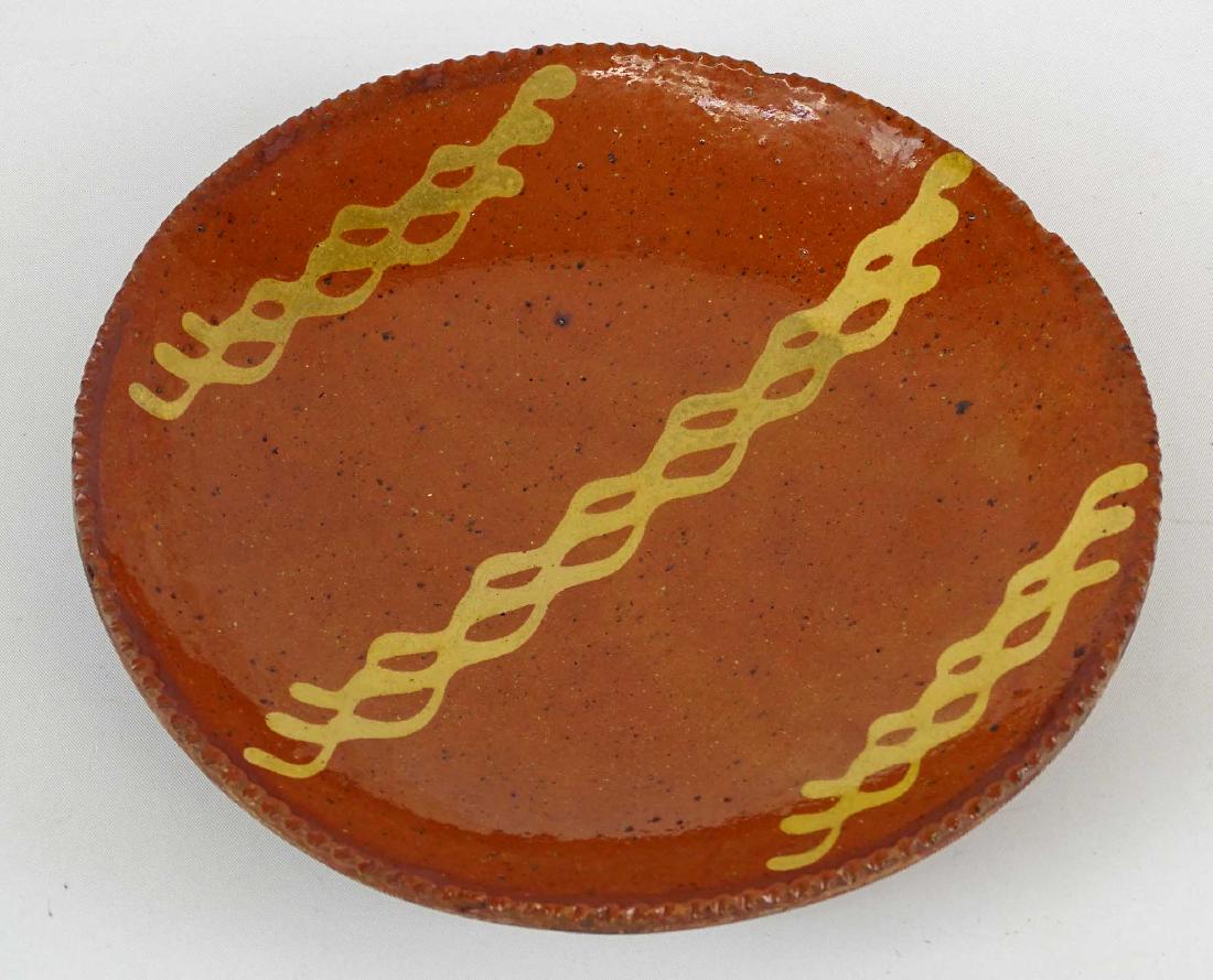 19th c. Redware Dish (1 of 3)