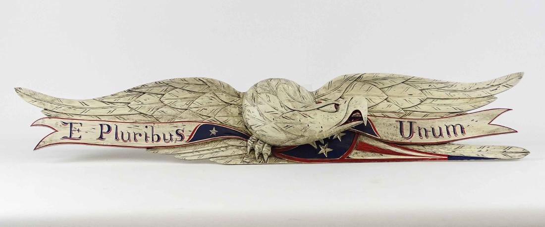 Carved Patriotic Eagle (1 of 6)