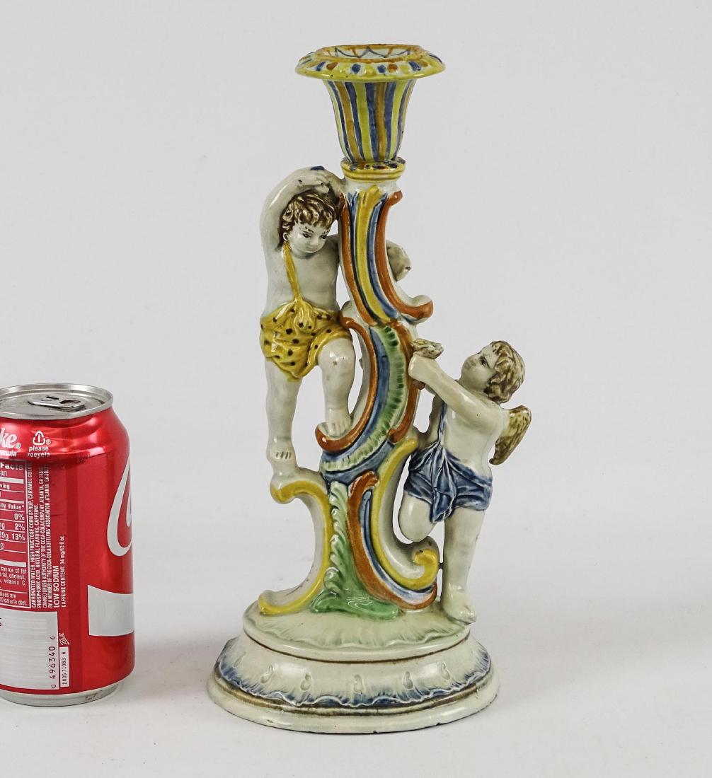 18th c. Pearlware Candlestick (1 of 4)