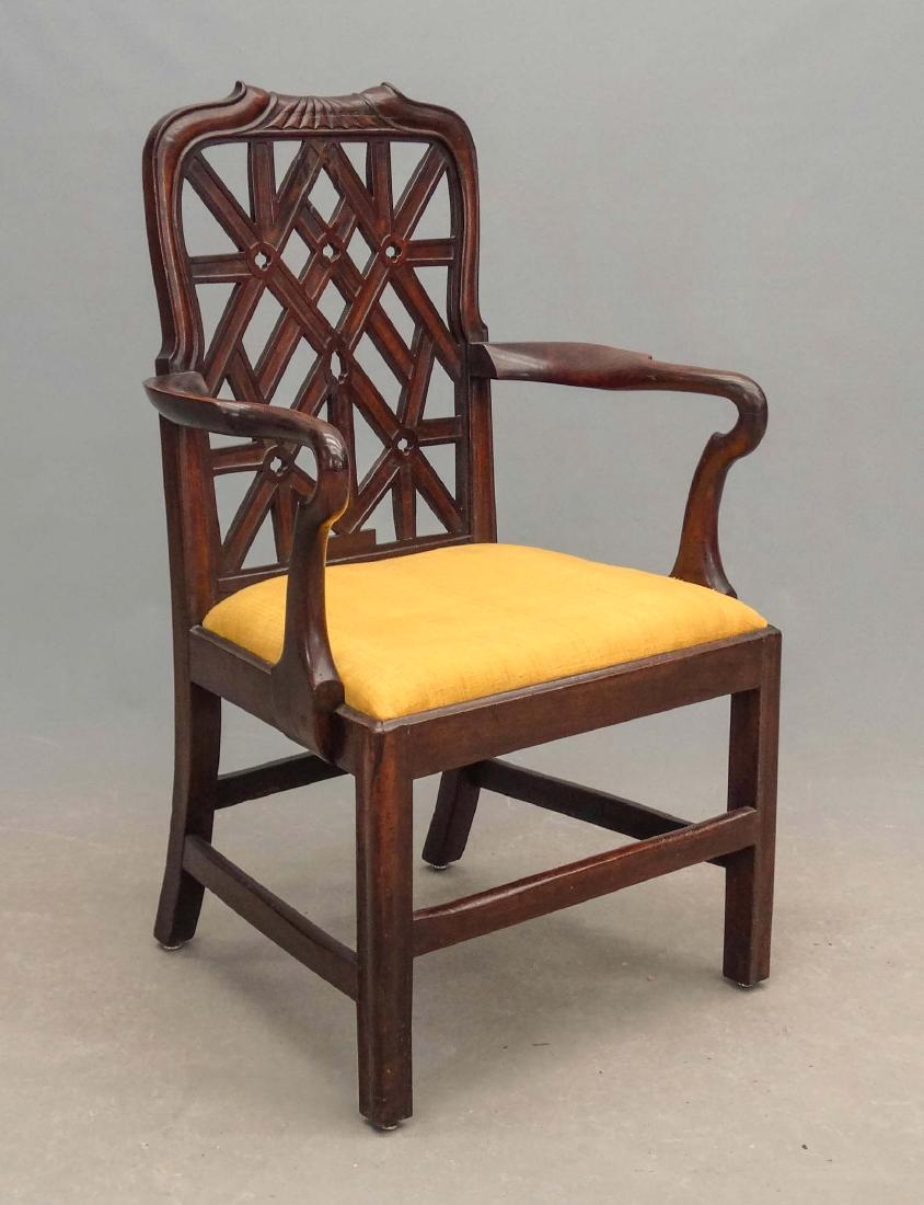 18th c. Mahogany Armchair (1 of 4)