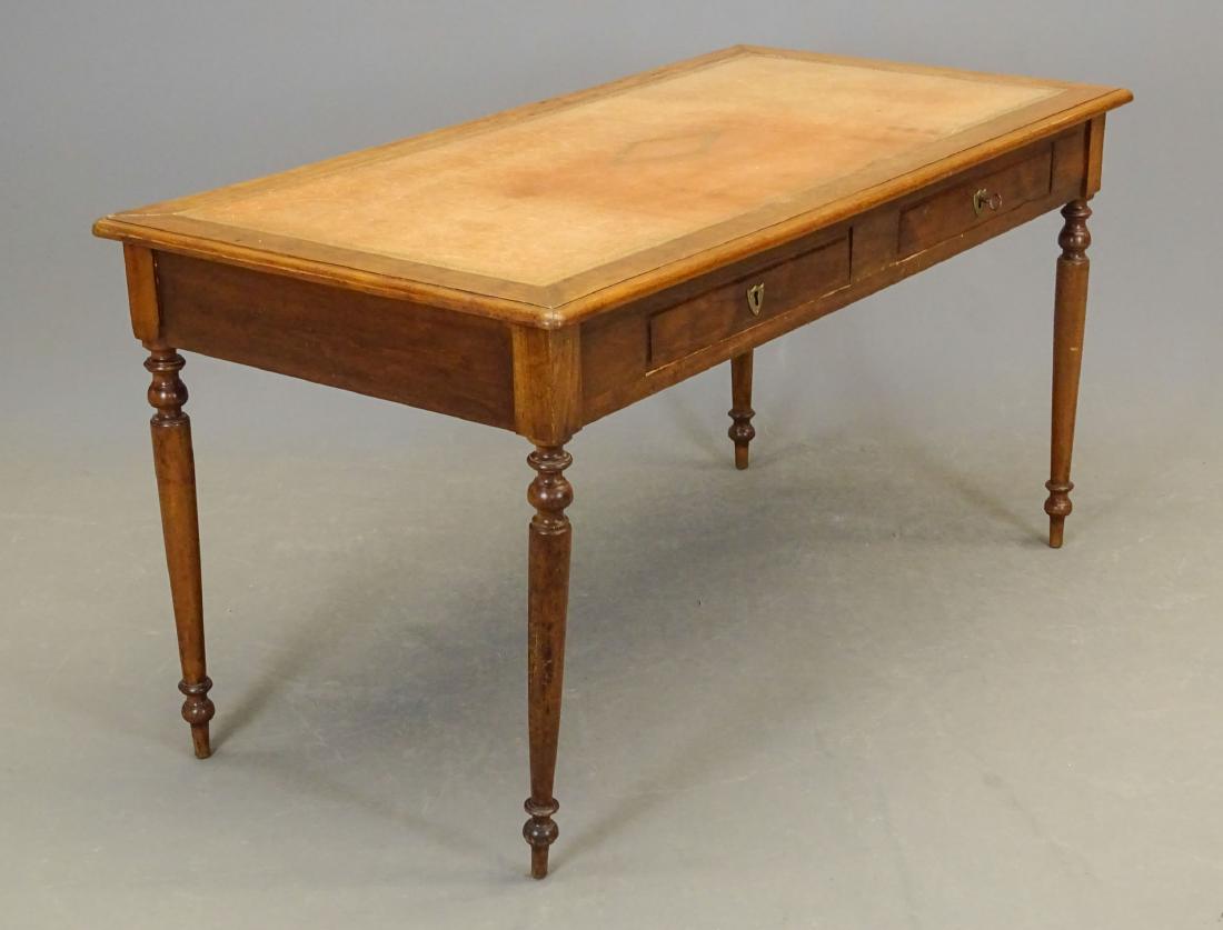 19th c. French Leather Top Desk (1 of 7)