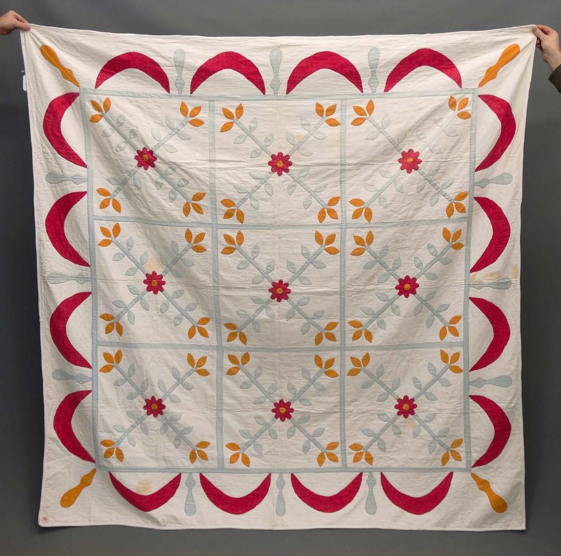 Floral Applique Quilt (1 of 4)