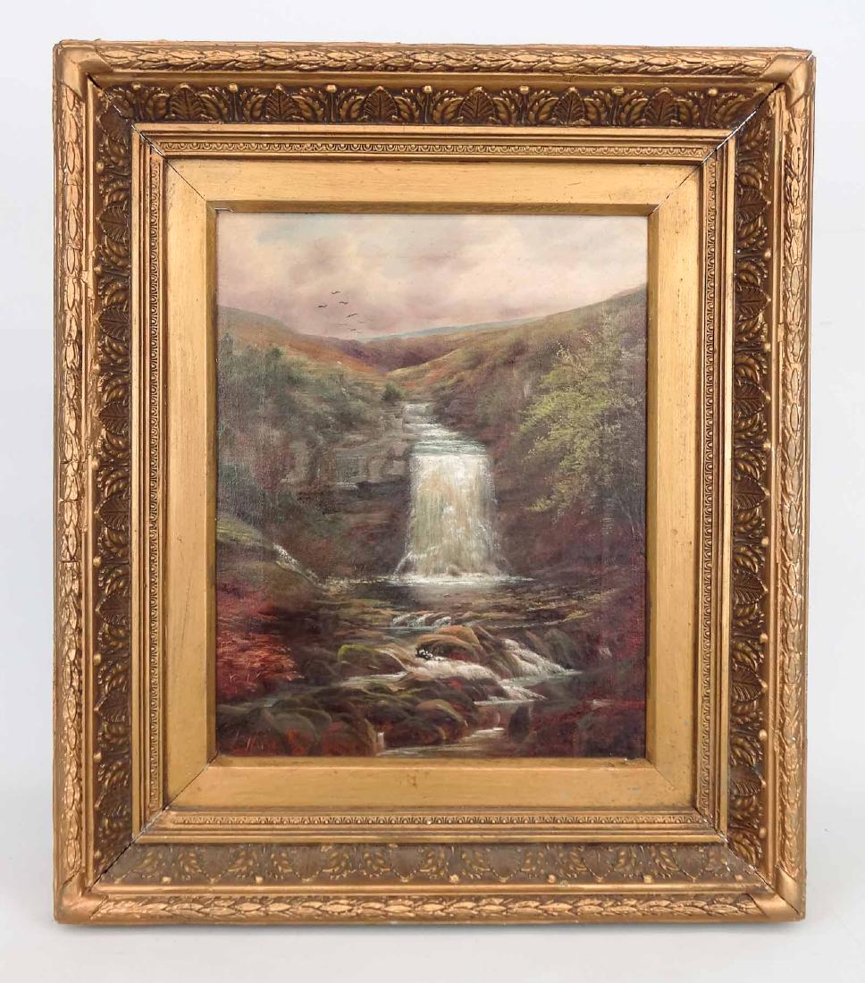 American School, 19th c. Landscape With Waterfalls (1 of 3)