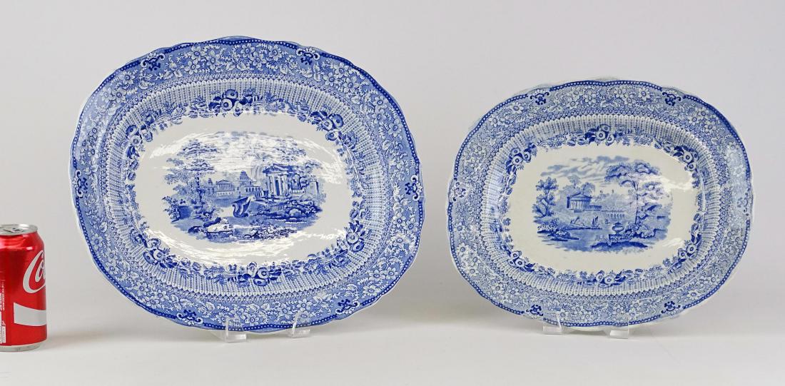 19th c. Ridgways Transferware Platters (1 of 4)