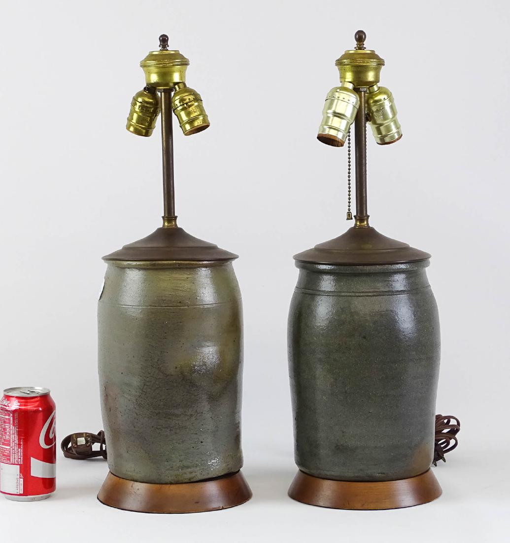 Stoneware Crock Lamps (1 of 3)
