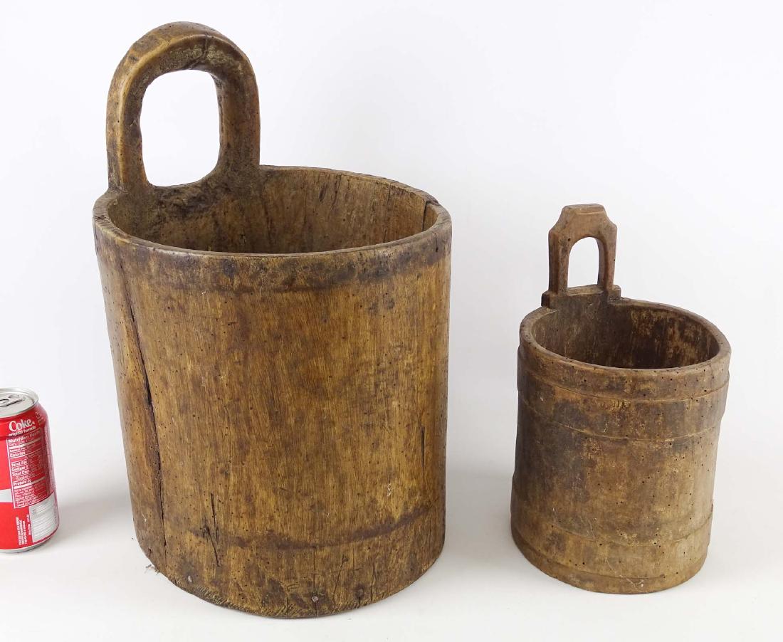 Early Wooden Measure Buckets (1 of 2)