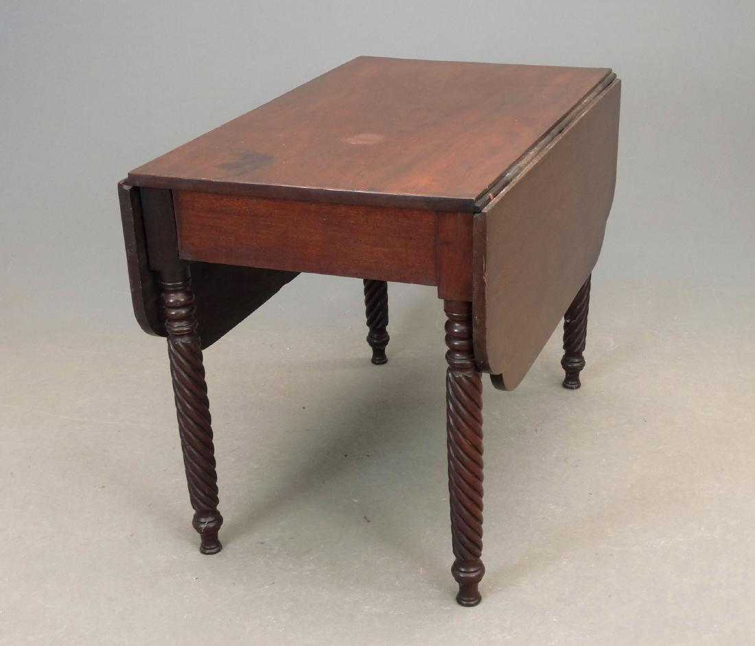 19th c. Mahogany Dropleaf Table (1 of 4)