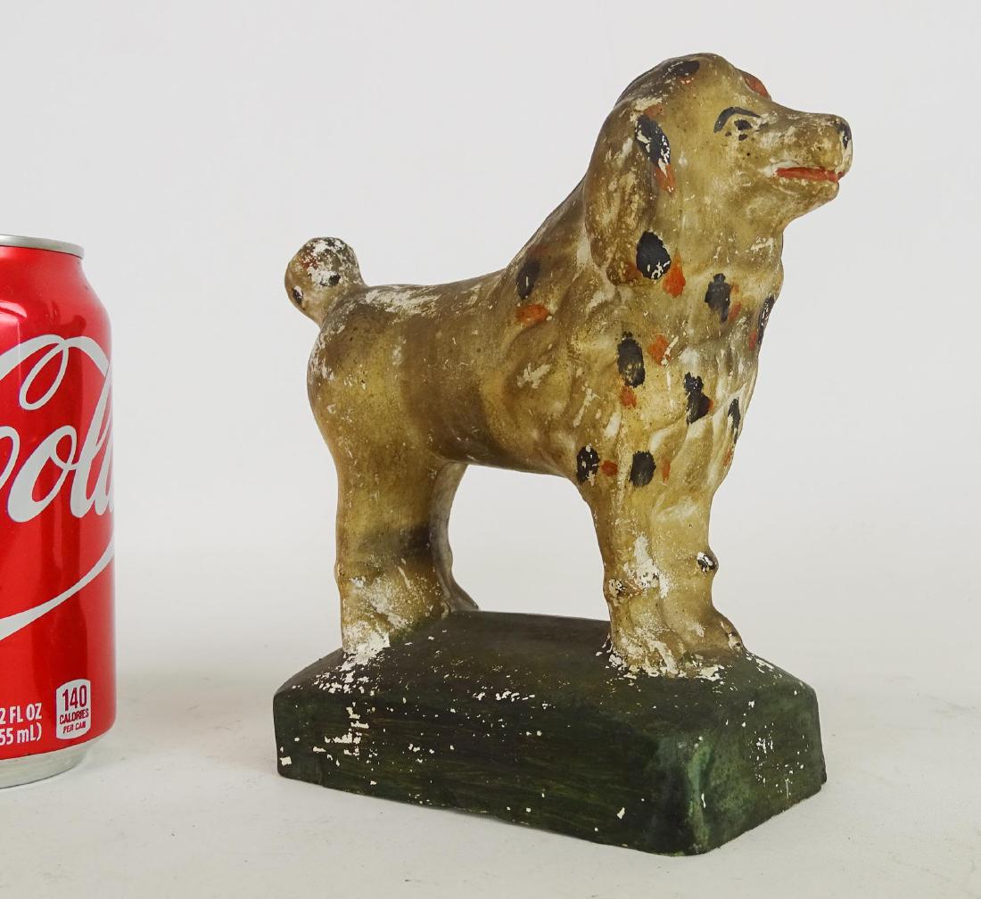 19th c. Chalkware Spaniel (1 of 5)