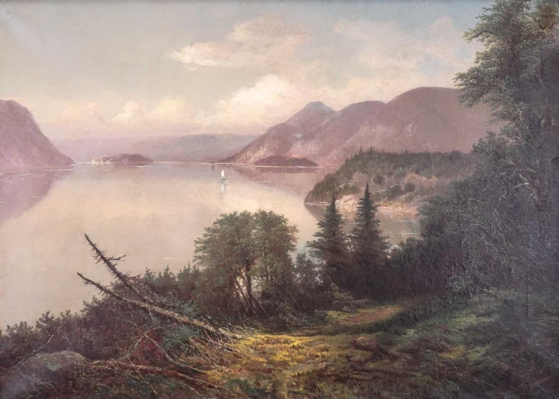 19th c. Hudson River School, Landscape (1 of 5)