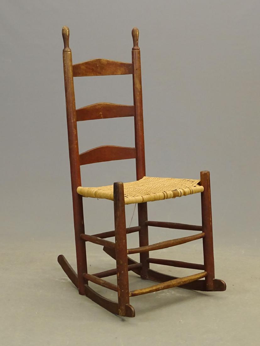 19th c. Shaker Style Rocking Chair (1 of 3)