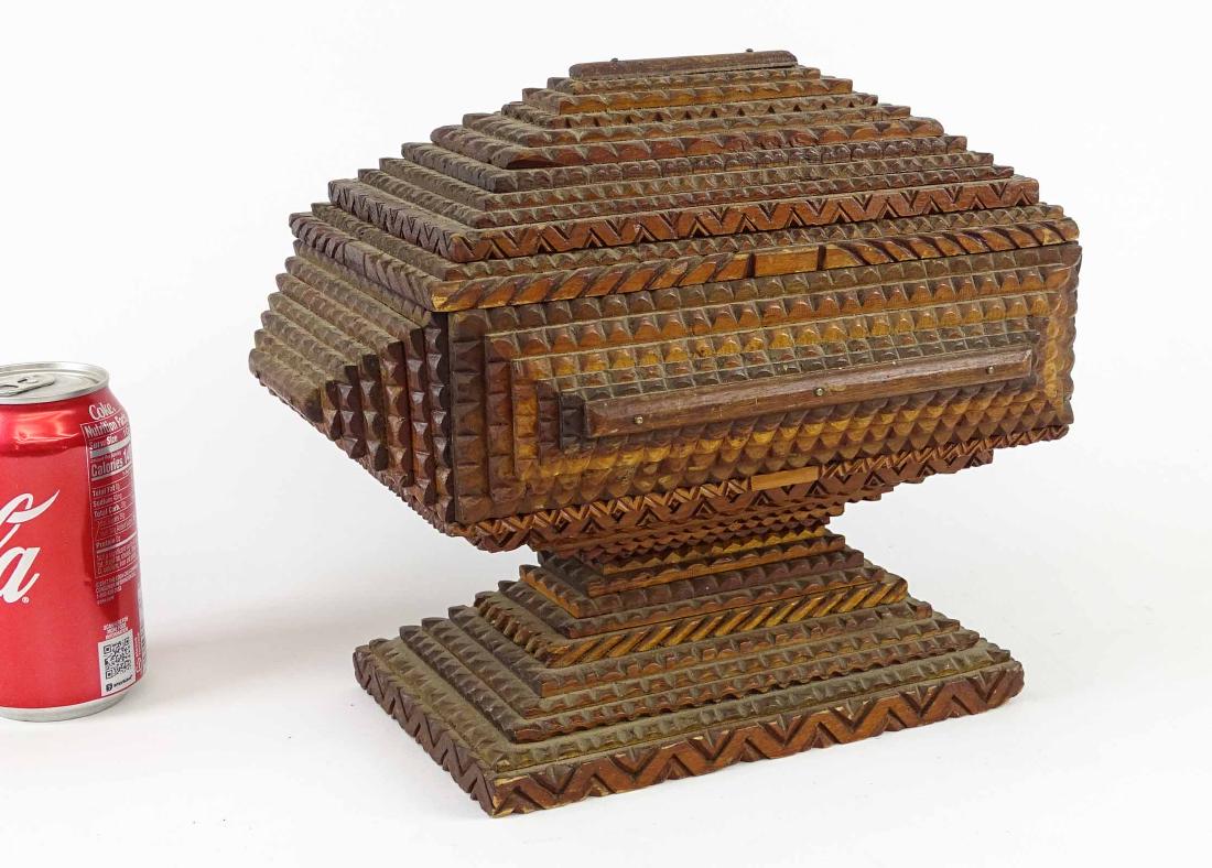 19th c. Tramp Art Box (1 of 5)