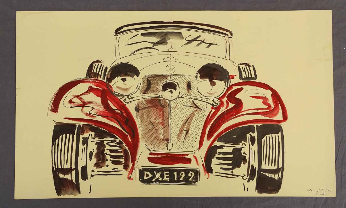 Mercedes Benz Illustration Art (1 of 4)