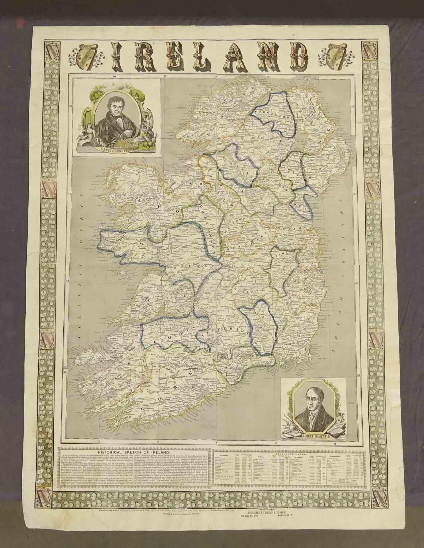 Ireland Antique Pictorial Map (1 of 2)