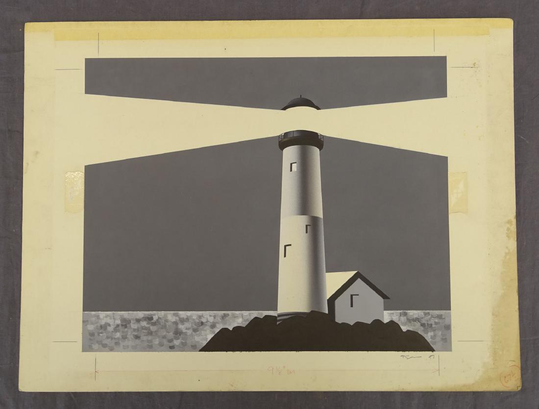 Lighthouse Original Illustration Art (1 of 2)