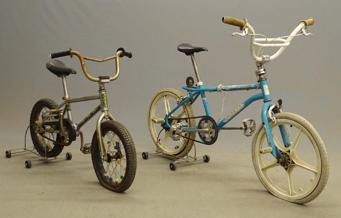 BMX Bicycle Lot: Lot including as found Schwinn Predator and Ross Piranha. As found. Ex: Woodworth Collection.