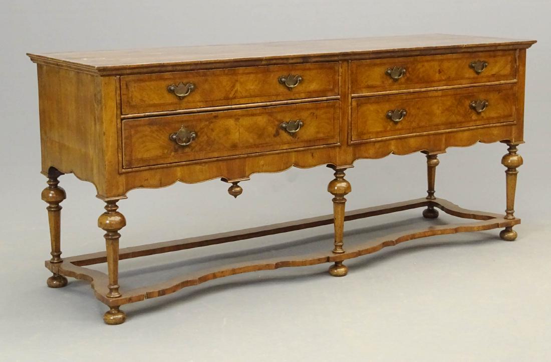 19th c. Burled English Server (1 of 6)