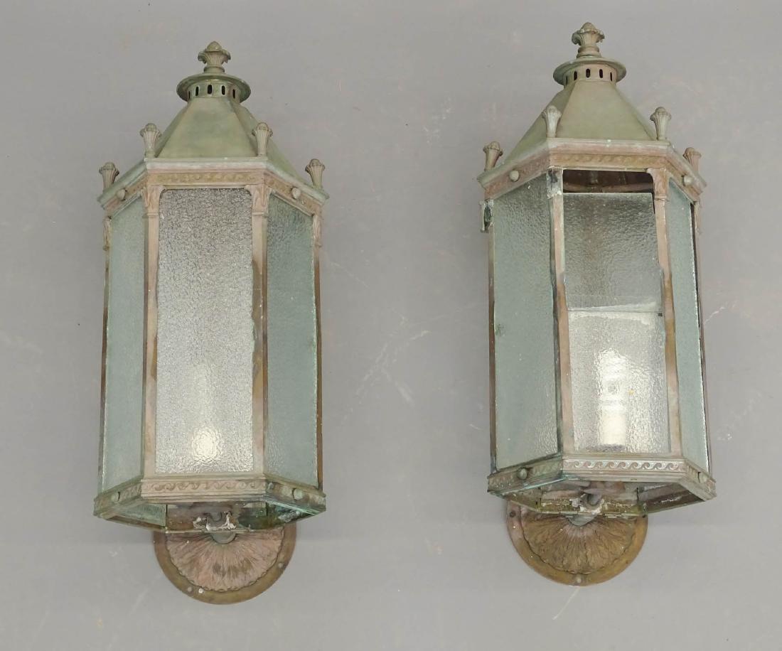 Pair Copper Lanterns (1 of 8)