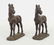 Pair Labeled Littco Horse Bookends - 2