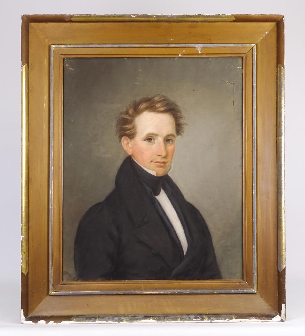 19th c. American School, Portrait Of A Gentleman (1 of 5)