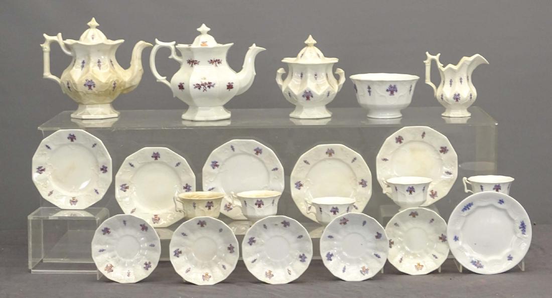 19th c. Chelsea Teaset (1 of 4)