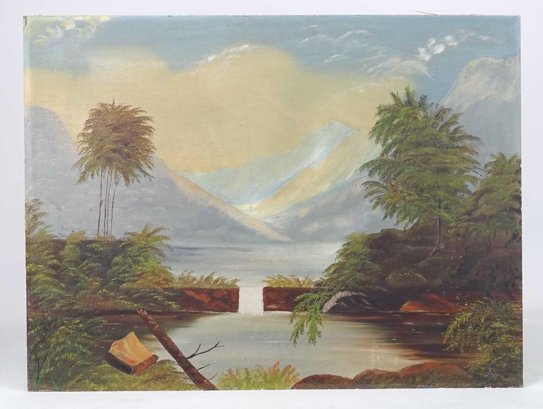 19th c. American School, Landscape (1 of 3)