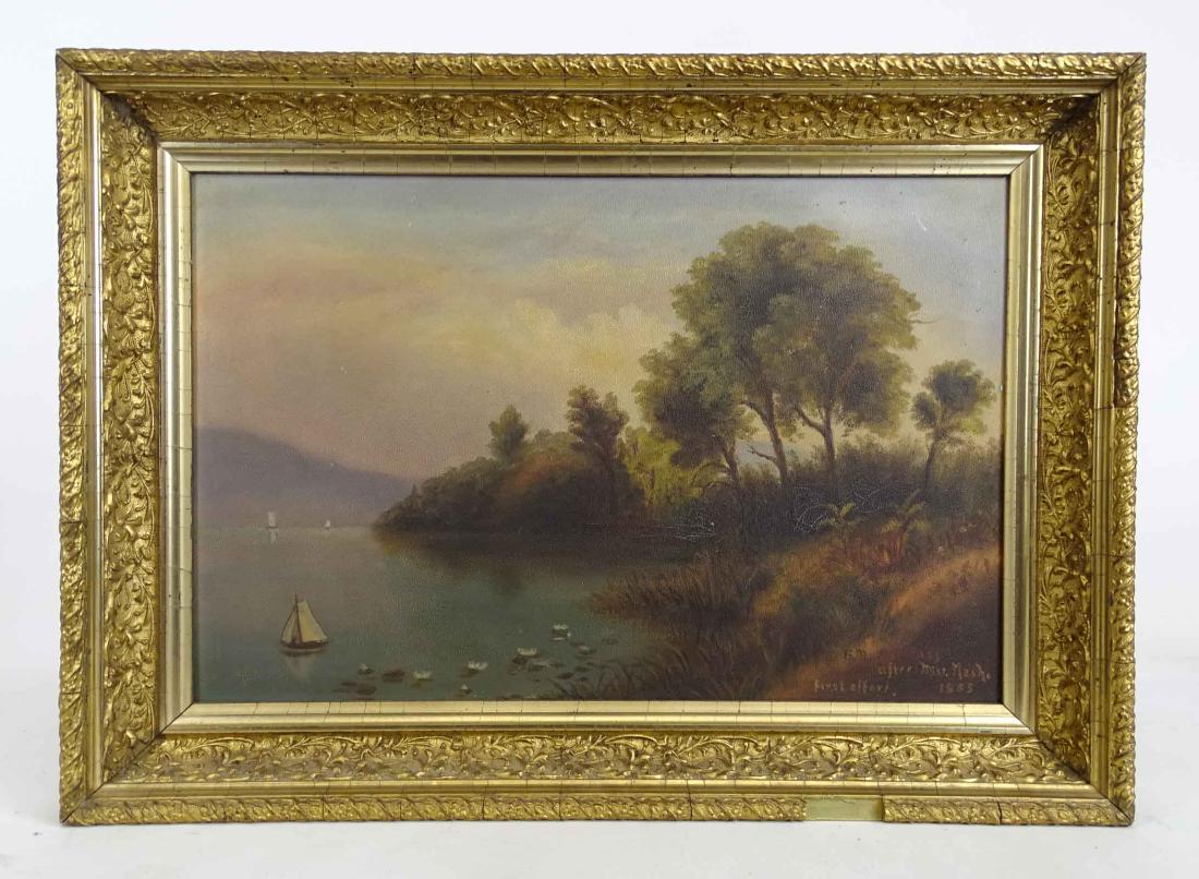 19th c. Hudson River School, Landscape (1 of 4)