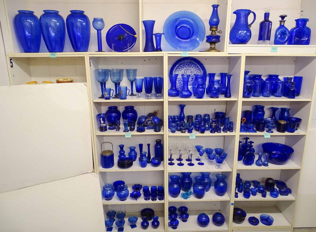 Cobalt Glass Lot (1 of 15)