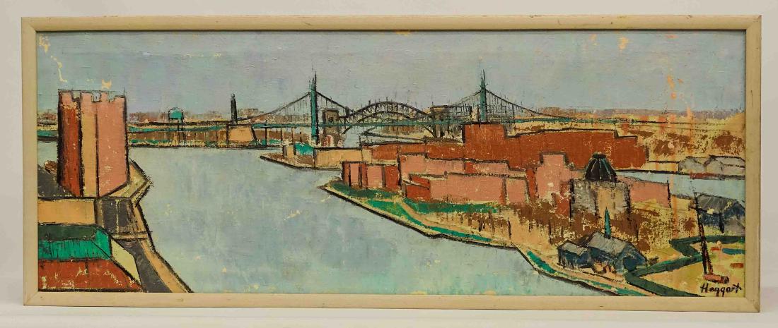 East River NYC Painting by Haggart (1 of 4)