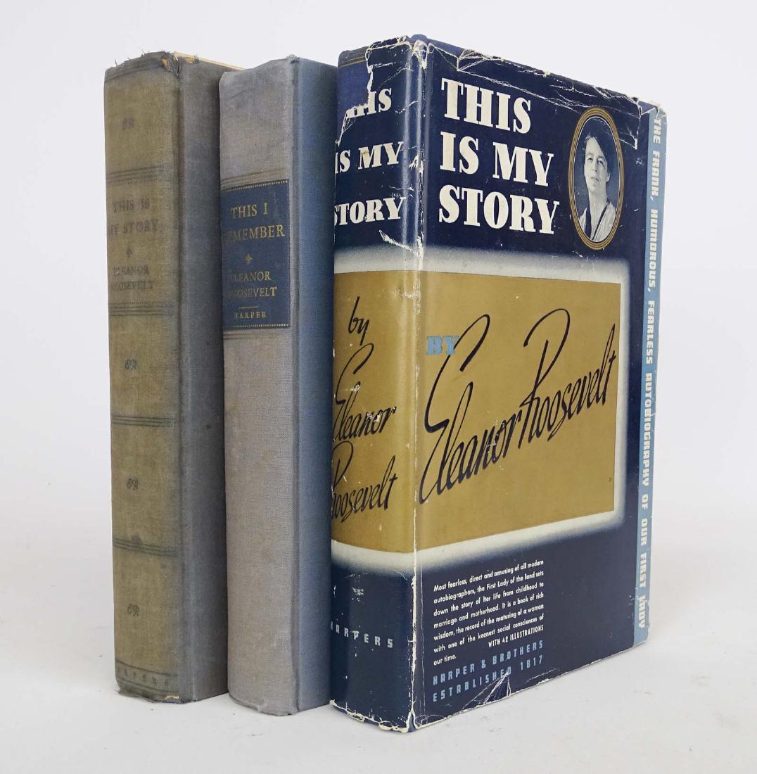 Eleanor Roosevelt Autographed Book Lot (1 of 9)