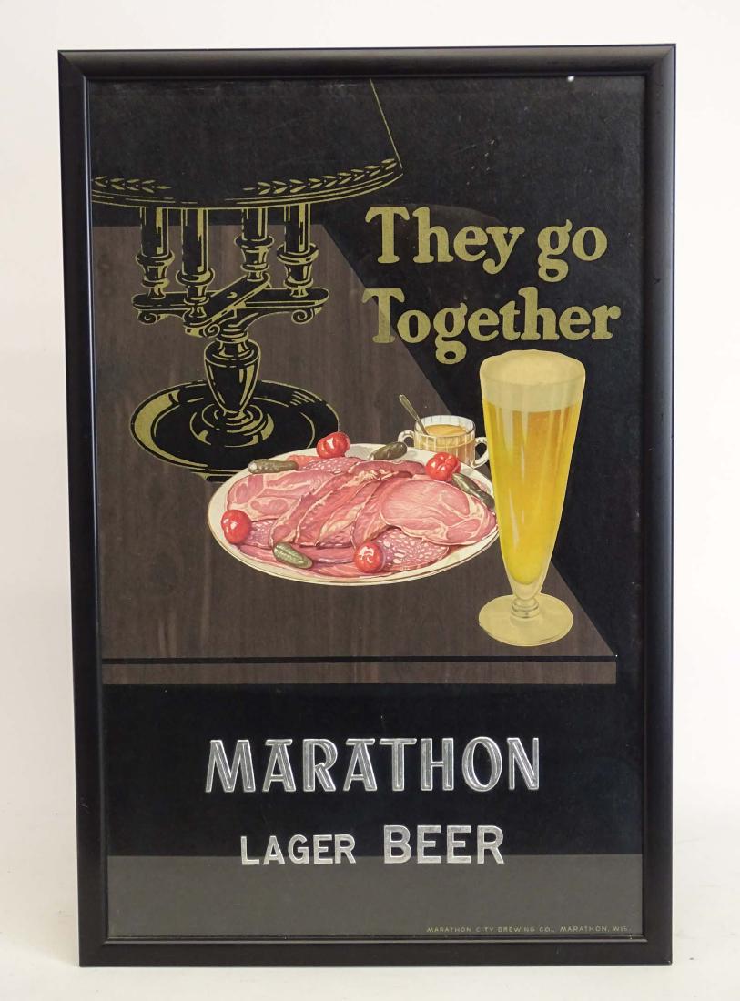 Vintage Marathon Beer Advertising Poster (1 of 2)