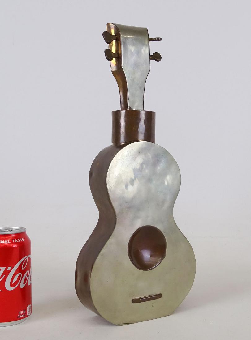 Copper & Silverplate Guitar Shaped Decanter (1 of 5)