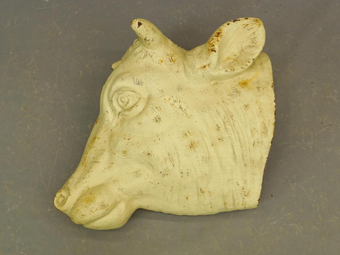 Cast Iron Cow Head (1 of 2)