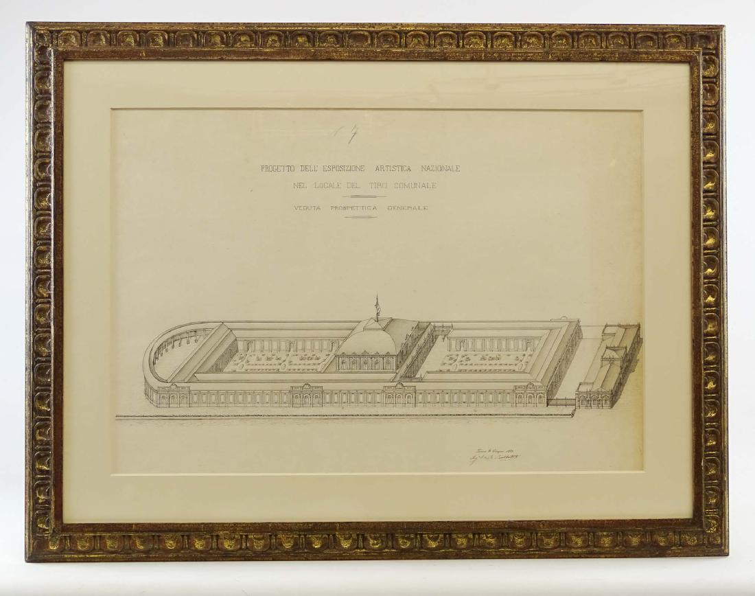 Italian School, Architectural Print (1 of 5)