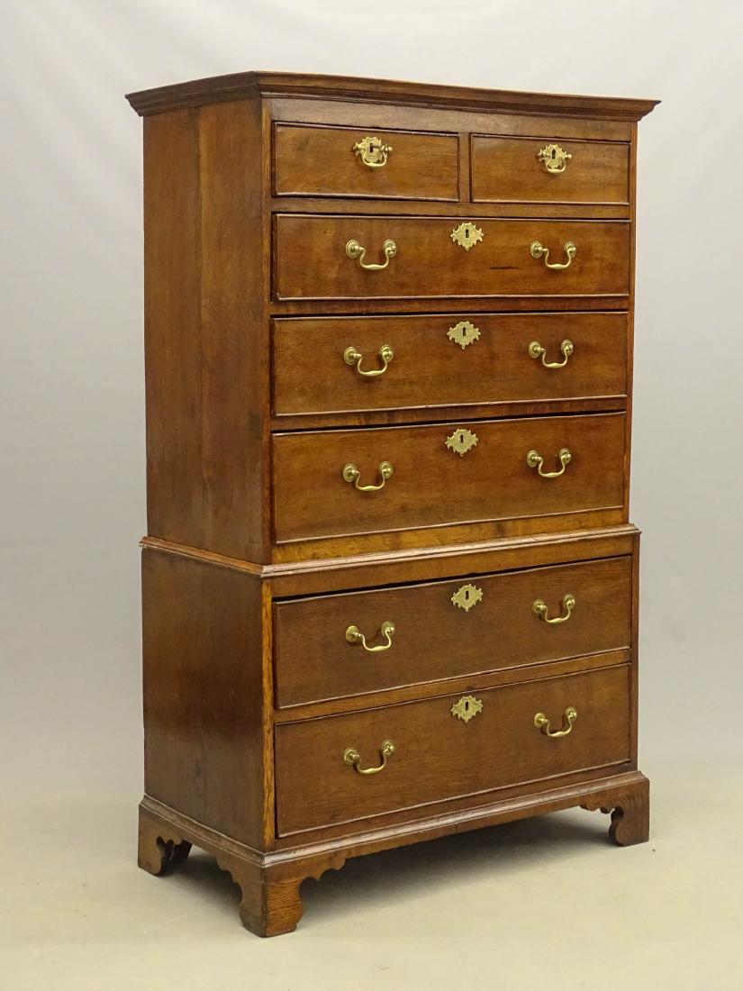 19th c. English Chest On Chest (1 of 4)